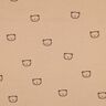 Jersey gaufré Petits ours | Poppy Fabrics – vieux rose foncé/aubergine,  thumbnail number 1
