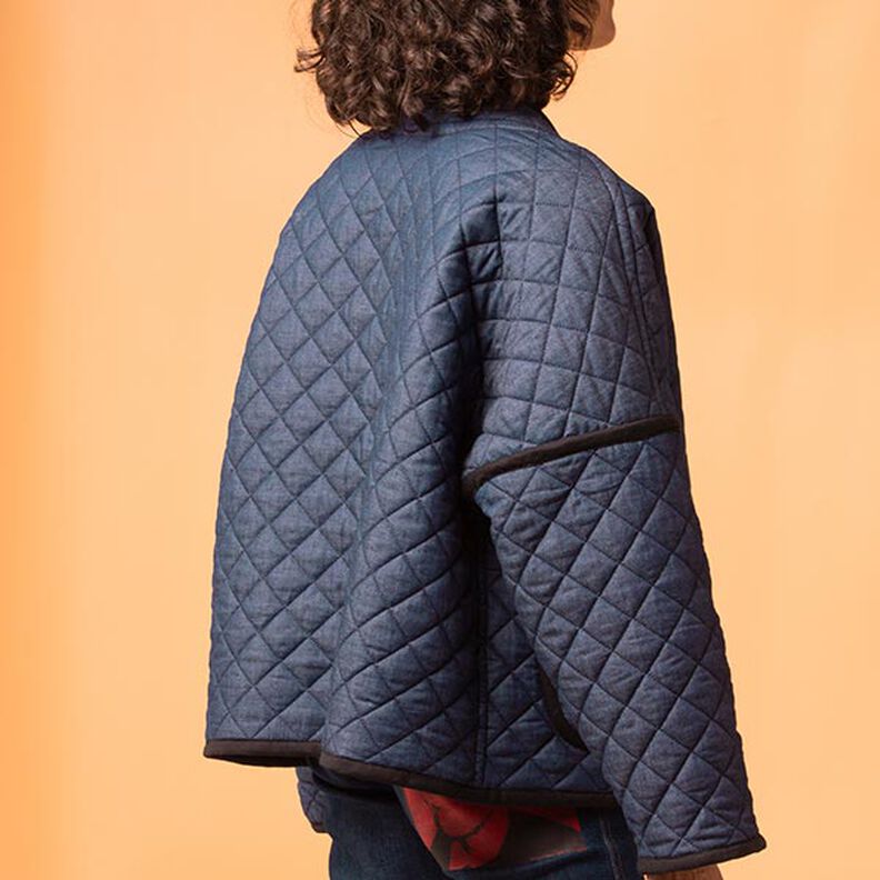 Tissu matelassé Jeans-Teddy | by Poppy – bleu jean,  image number 8