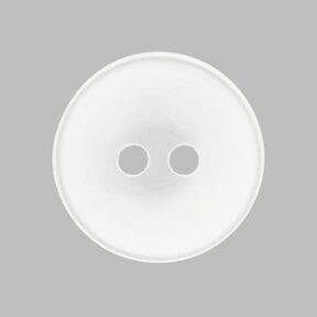 Bouton plastique Uni - blanc, 