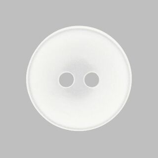 Bouton plastique Uni - blanc, 