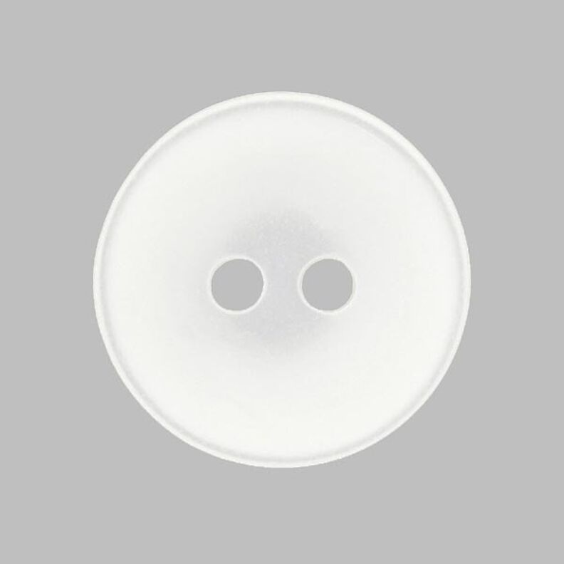 Bouton plastique Uni - blanc,  image number 1
