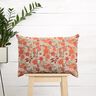 Tissu de décoration Semi-panama splendeur florale – corail/nature,  thumbnail number 7