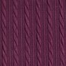 Tricot Cloqué Torsades – merlot,  thumbnail number 1