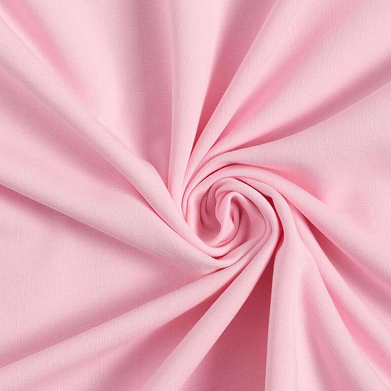 Molleton coton léger uni – rose,  image number 1