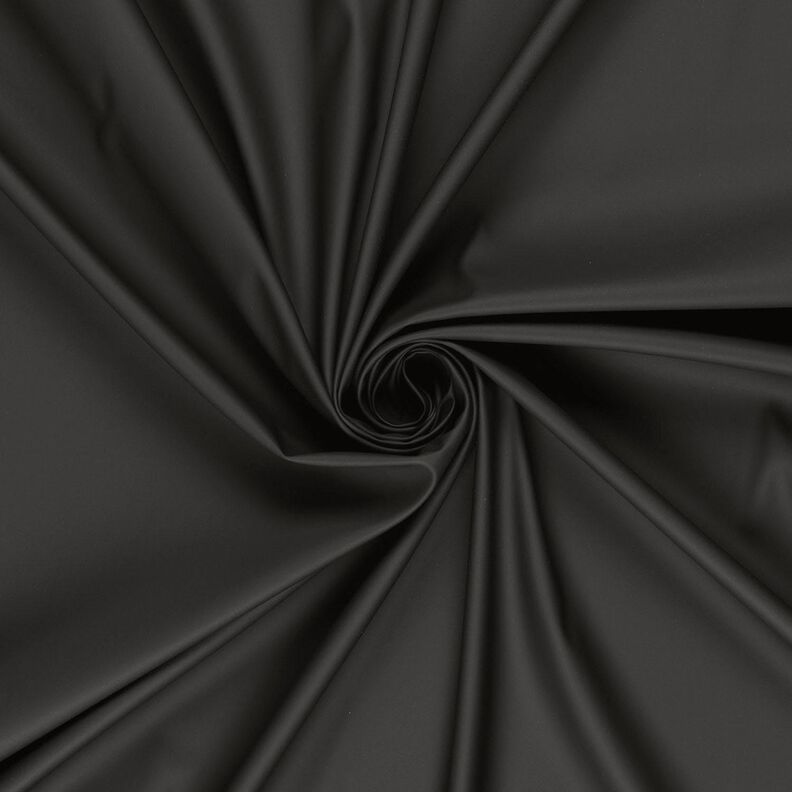 Tissu pour vestes de pluie uni – noir,  image number 1