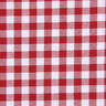 Tissu en coton Vichy à carreaux 1,7 cm – rouge/blanc,  thumbnail number 1