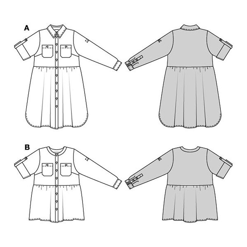 Plus-Size Robe / Tunika | Burda 5841 | 46-60,  image number 8