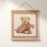 Tissu de décoration pièce Gobelin Ours en peluche – beige,  thumbnail number 6