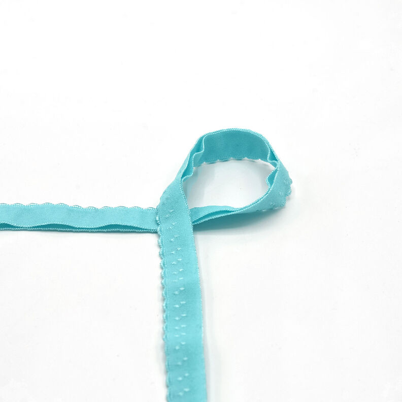Biais élastique dentelle [20 mm] – menthe,  image number 1