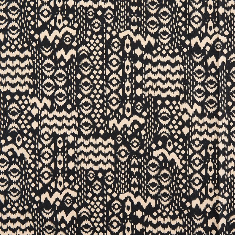 Tissu de décoration Canvas Ethnique – noir/nature,  image number 1