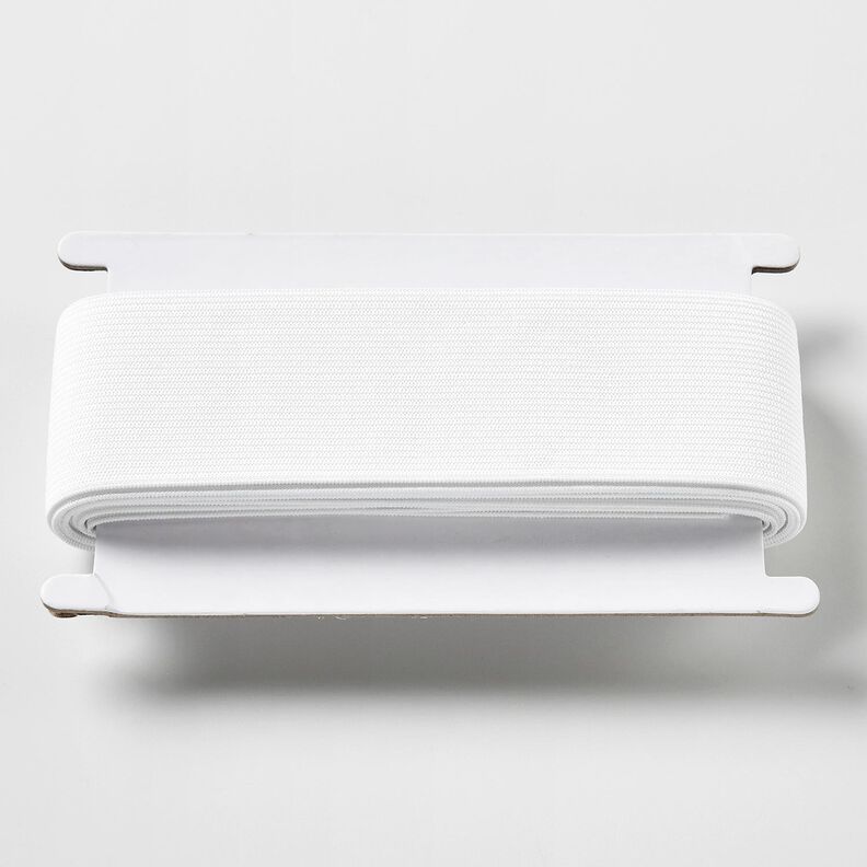 Bande en caoutchouc lisse [3 m | 50 mm] – blanc,  image number 1