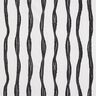 Tissu de décoration Semi-panama Rayures ondulées – noir/ivoire,  thumbnail number 1