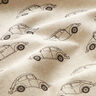 Tissu de décoration Semi-panama coccinelle mini VW – nature/noir,  thumbnail number 2
