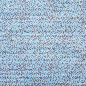 Plissé Motif léopard – bleu clair, 