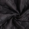 Tissu matelassé Motif de cercle – noir,  thumbnail number 3