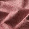 Tissu de décoration structure nervurée recyclé – rouge bordeaux,  thumbnail number 2