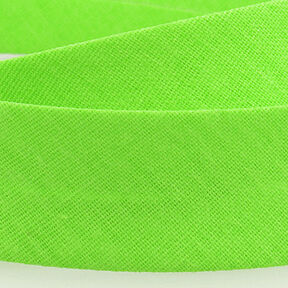 Biais Polycotton [20 mm] – vert fluo, 
