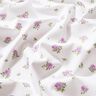 Popeline coton zarte Rosen – lavande/blanc,  thumbnail number 2