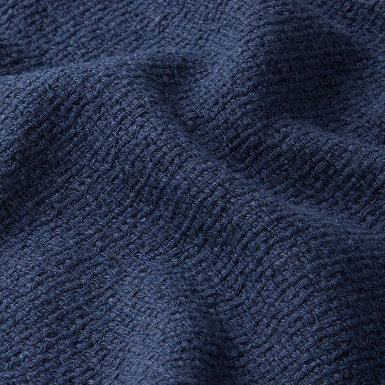 Tissu pour costume tissage brut – bleu marine,  image number 2