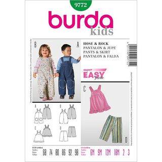 Salopette / salopette-jupe, Burda 9772, 