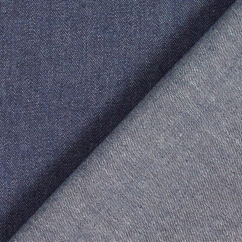Chambray coton aspect jean – bleu nuit,  image number 3