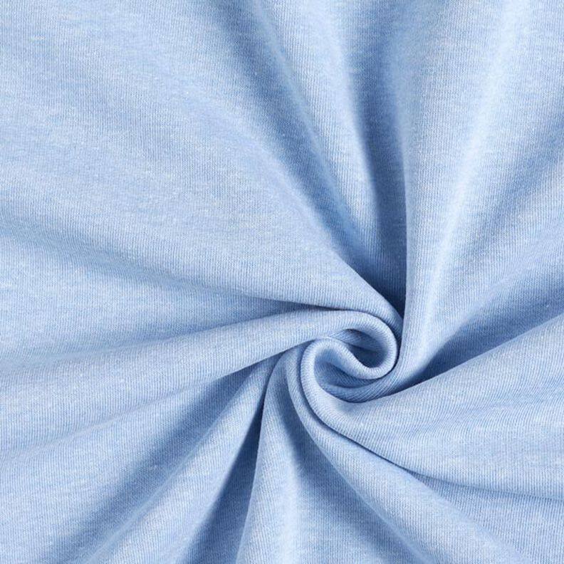 Sweat-shirt mélange clair – bleu clair,  image number 1