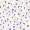 Sweat d’été Cœurs | Poppy Fabrics – ivoire/mauve,  thumbnail number 2