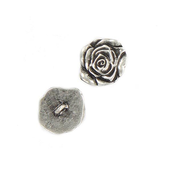 Bouton en métal Rose,  image number 2