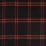 Tissu pour manteau en laine mélangée à carreaux tartan – terre cuite/noir,  thumbnail number 1
