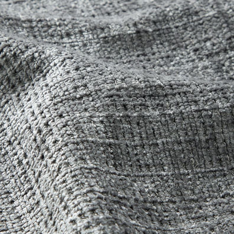 Tissu de revêtement Chenille Uni – gris schiste, image number 2