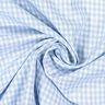 Tissu en coton Vichy à carreaux 0,2 cm – jean bleu clair/blanc,  thumbnail number 2