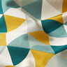 Tissu de décoration Semi-panama Triangles – vert,  thumbnail number 2