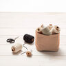 Tissu en coton Cretonne Uni – cannelle,  thumbnail number 7