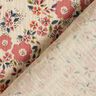Tissu double gaze de coton Mer de fleurs – taupe clair,  thumbnail number 4