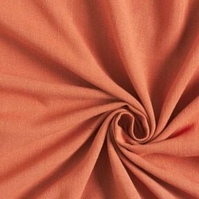 Viscose et lin doux – terre cuite, 