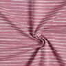 Jersey coton Bandes de gribouillage – vieux rose,  thumbnail number 3