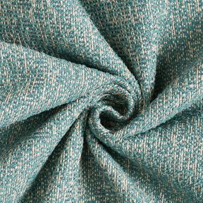 Tissu de revêtement tissé multicolore – pétrole légère/taupe clair, 
