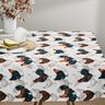 Tissu en coton Cretonne Poules – blanc/bleu nuit,  thumbnail number 5