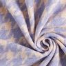 Tissu pour manteau pied-de-poule grossièrement tissé – beige/mauve,  thumbnail number 3