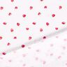 Tissu double gaze de coton Fraises aquarelle Impression numérique – blanc,  thumbnail number 4