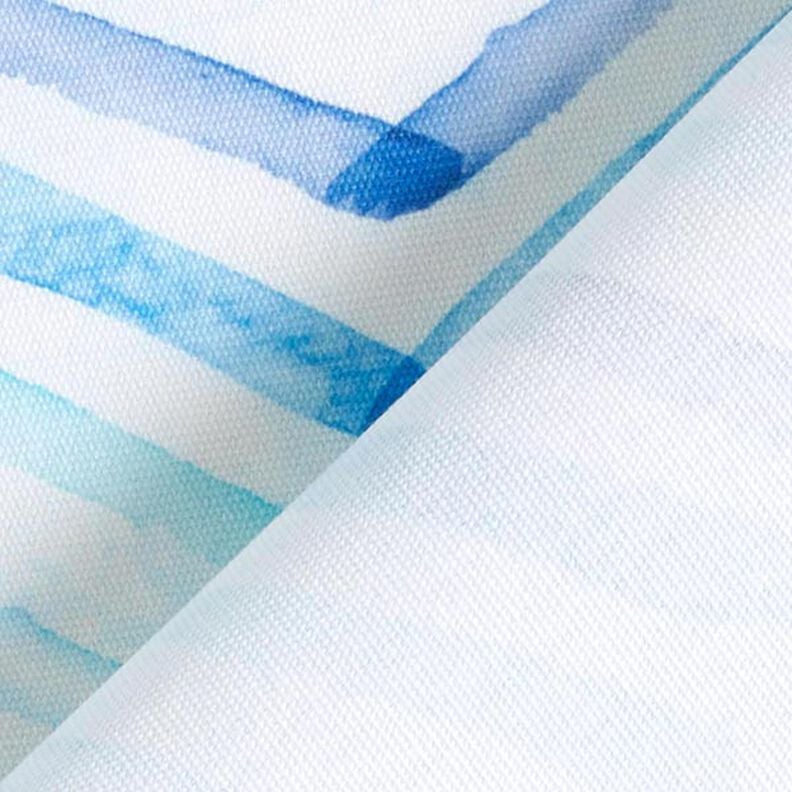 Tissu d’extérieur Canvas pointes – bleu,  image number 4