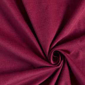 Velours milleraies Uni – rouge bordeaux, 