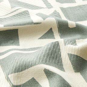 Tissu de d&eacute;coration Jacquard Texture abstraite &ndash; roseau/&eacute;cru, 