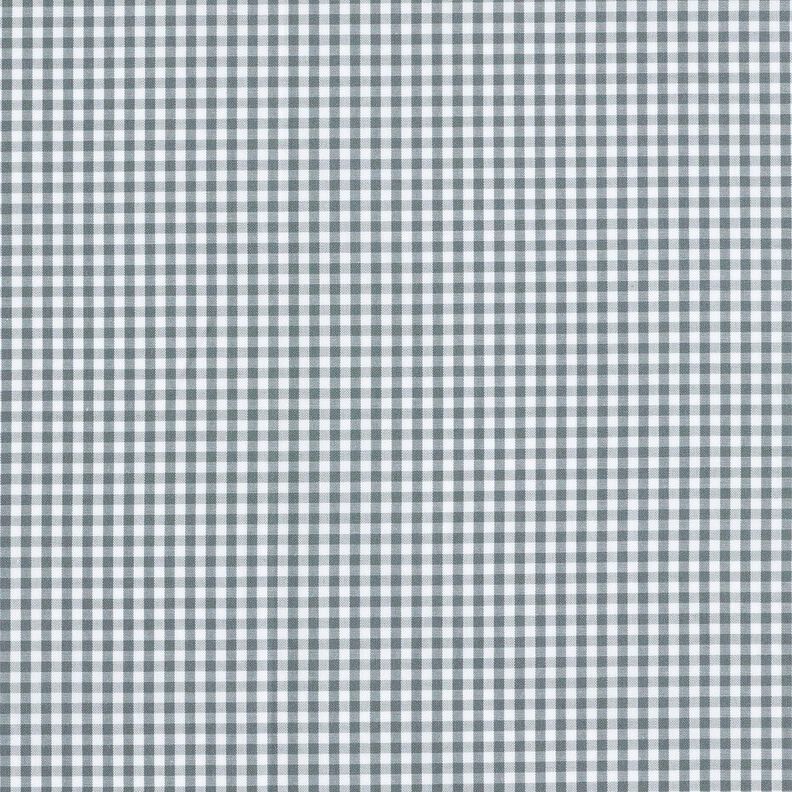 Popeline de coton Carreaux vichy – gris/blanc,  image number 1