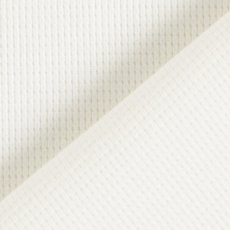 Mini Jersey de coton gaufré uni – blanc,  image number 4