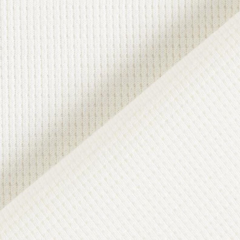 Mini Jersey de coton gaufré uni – blanc, image number 4