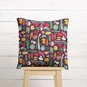 Tissu en coton Cretonne Variété de légumes – aubergine/vert,  thumbnail number 7