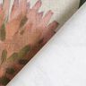 Tissu de décoration Semi-panama trèfle en fleurs – rouge/taupe clair,  thumbnail number 4