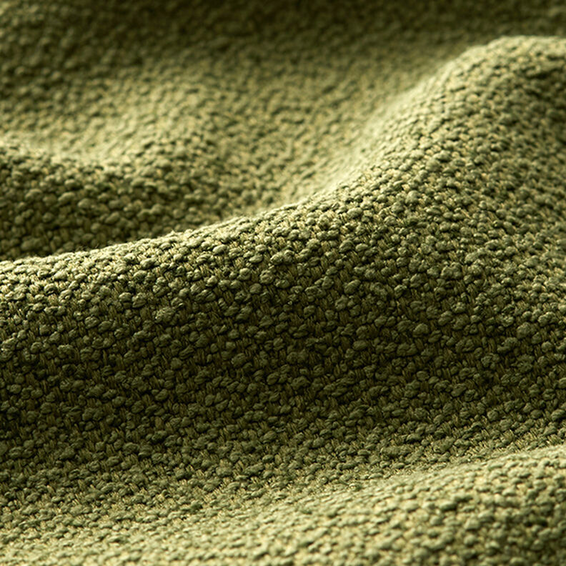 Tissu de revêtement Bouclette fine – vert clair,  image number 2