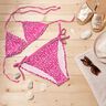Tissu pour maillot de bain à petites taches – rose intense/blanc,  thumbnail number 6